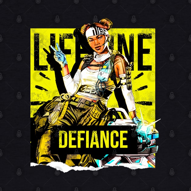 Apex Legends Lifeline Defiance by LucioDarkTees